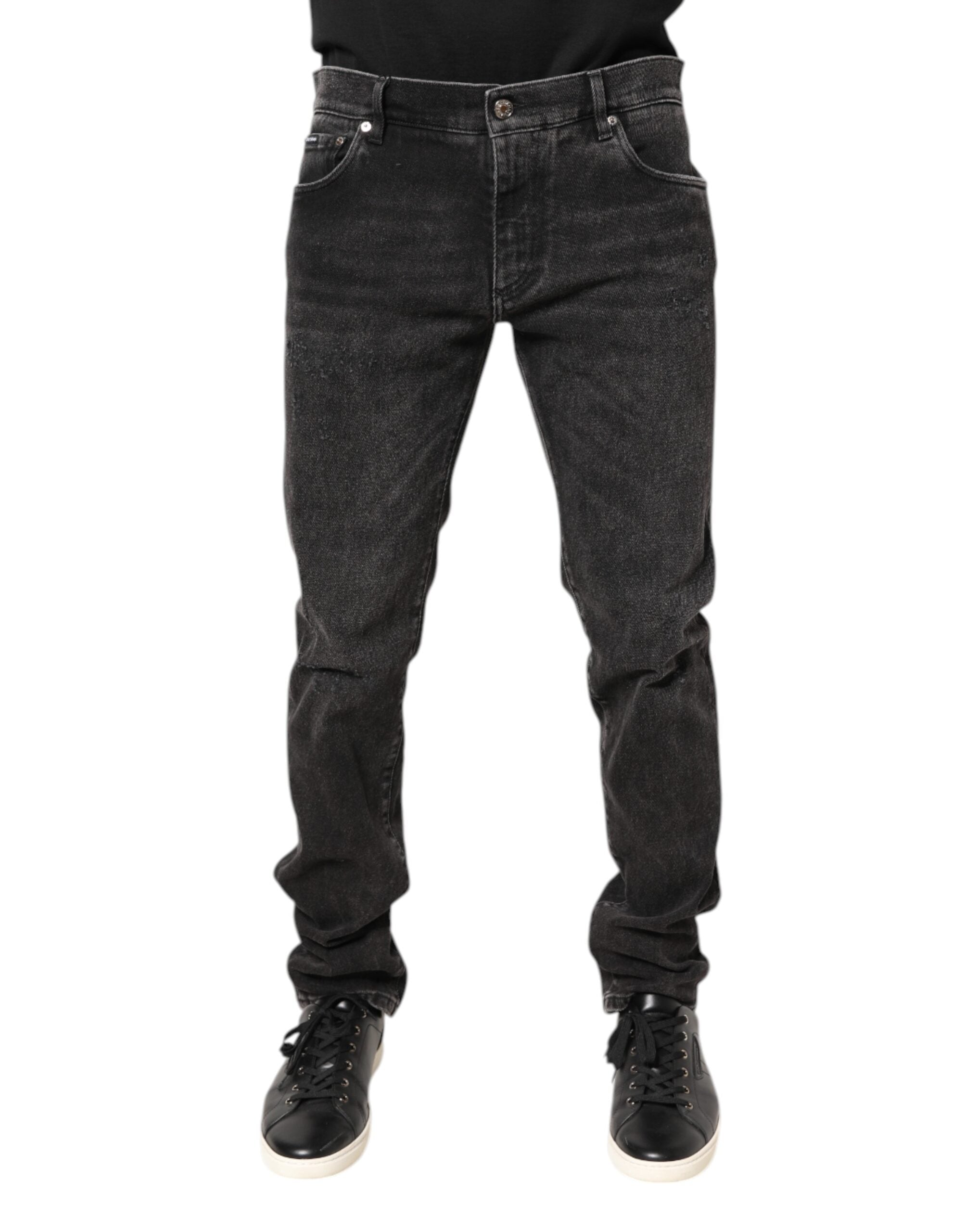 Skinny Denim Jeans — Gray
