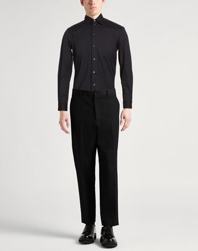 Man Shirt Midnight blue Size S Cotton, Polyamide, Elastane