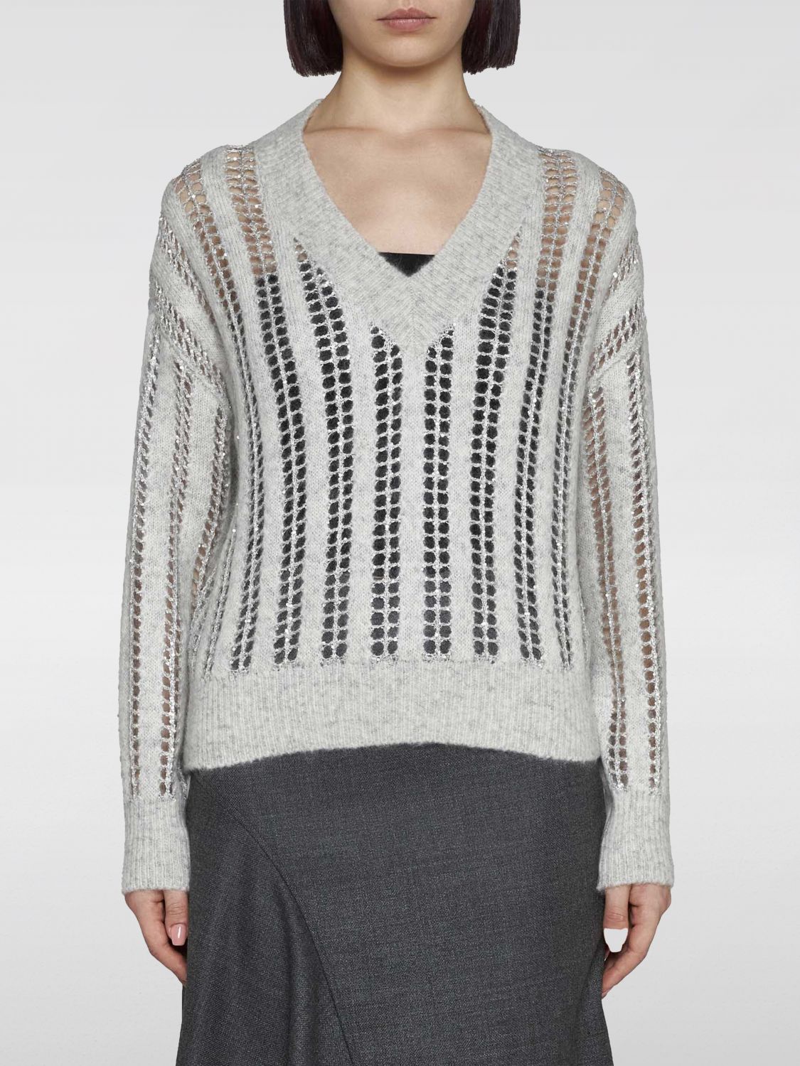 Sweater Woman color Grey
