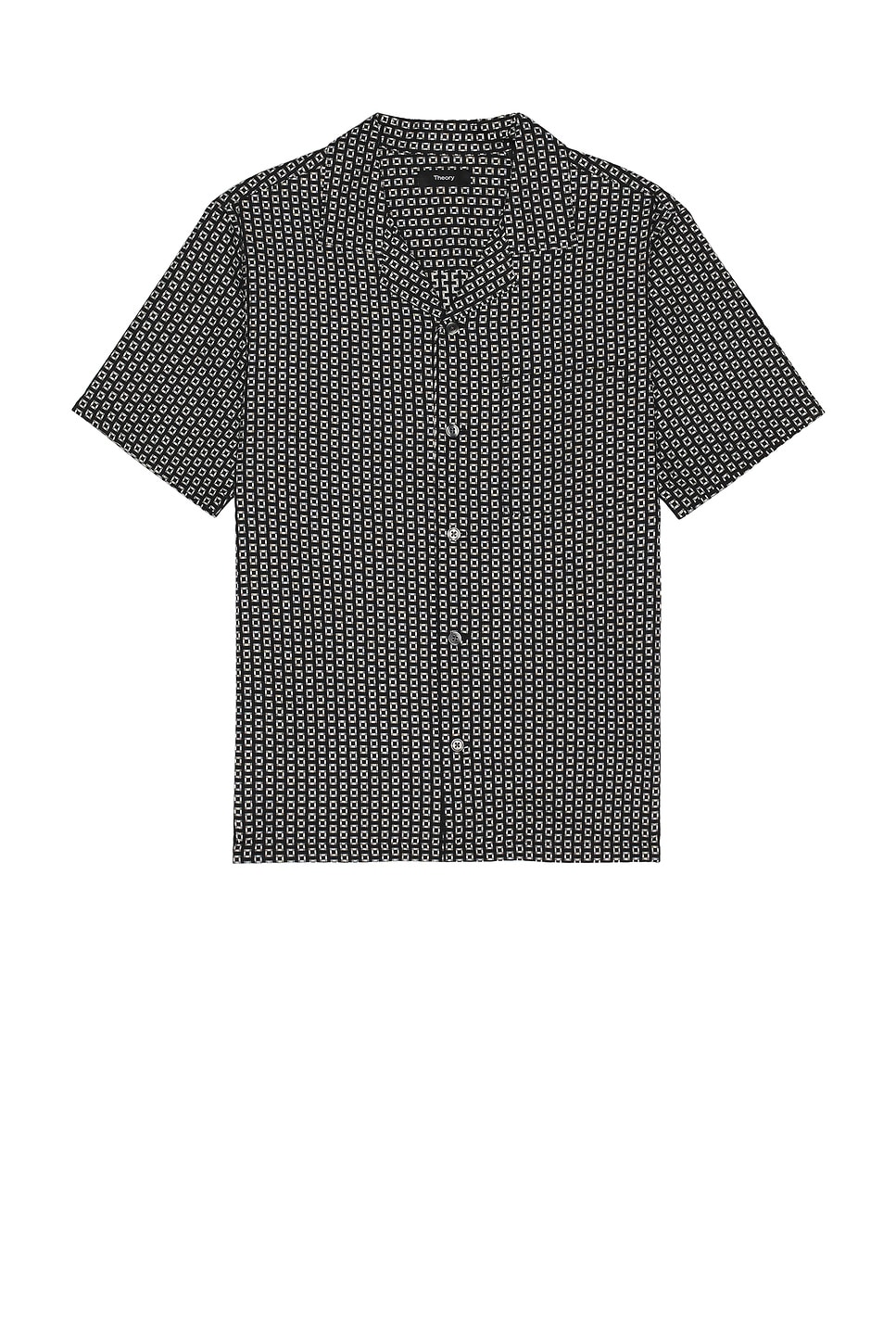 Theory Noll Camp Shirt in Black.  S. Also in L, M, XXL/2X