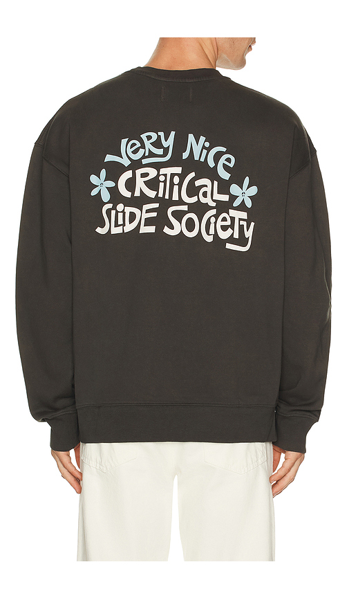 Critical Slide Very Nice Crew Sweatshirt in Phantom. S also in L, M, XL/1X