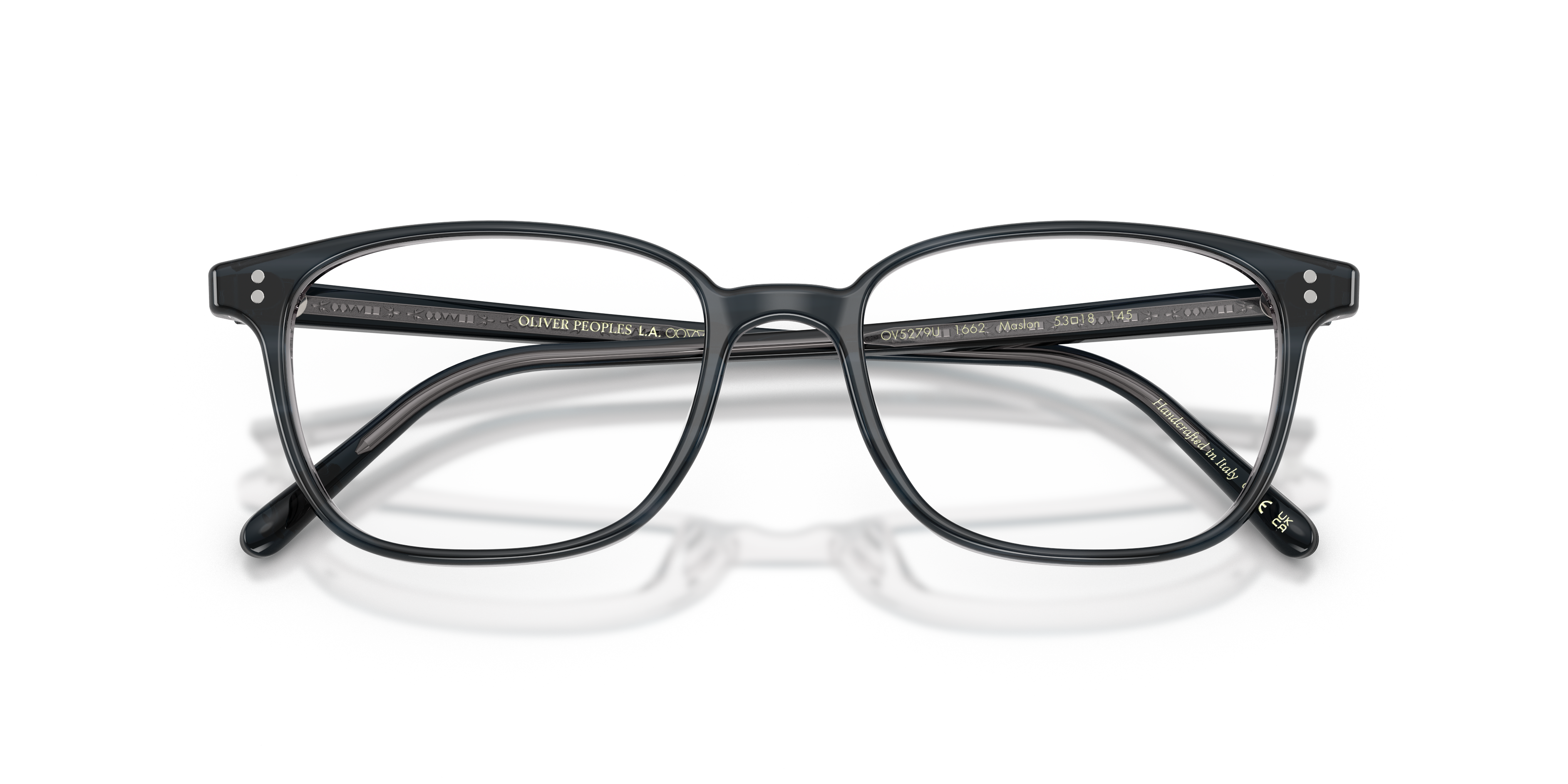 Oliver Peoples Herren Oliver Peoples OV5279U MASLON 1662 Optische Fassungen Acetat Schildkröte Transparent Quadratisch Norma