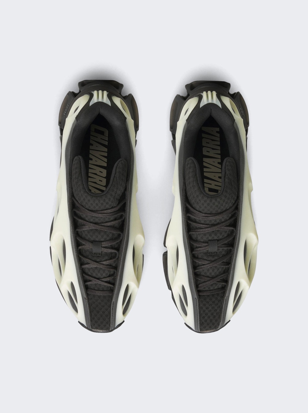 X Willy Chavarria Megaride Bones Sneakers Core Black And Cream White