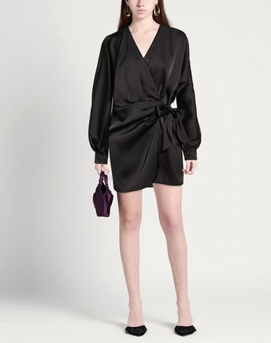 Woman Mini dress Black Size 10 Polyester