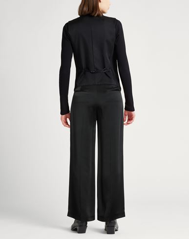 Easy Woman Pants Black Size 4 Acetate, Viscose