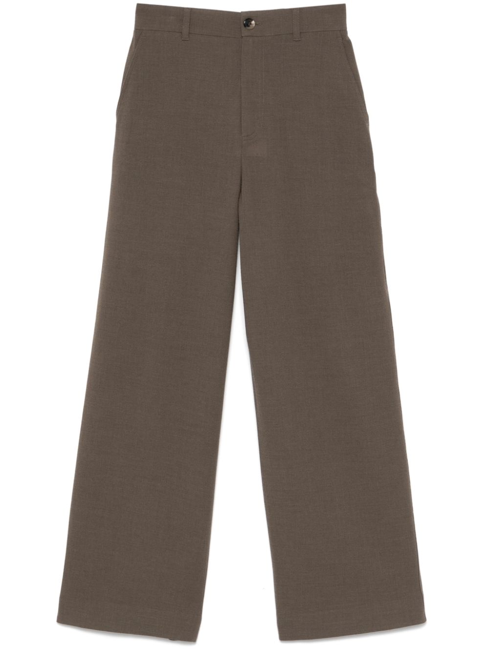 Straight trousers - Brown