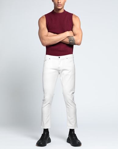 Man Denim pants White
