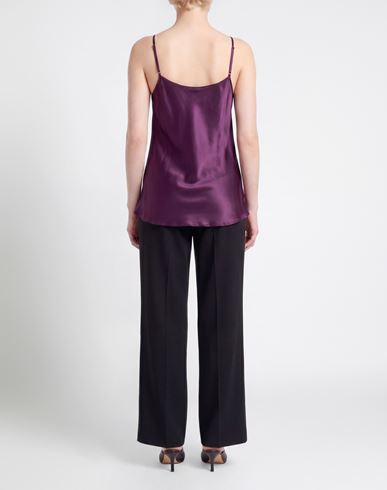 Woman Top Plum Size M Silk, Elastane