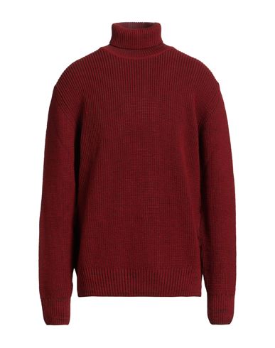 Man Turtleneck Red Size XXL Acrylic, Wool