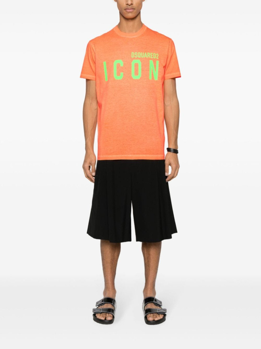 Logo Icon Printed Crewneck T-shirt