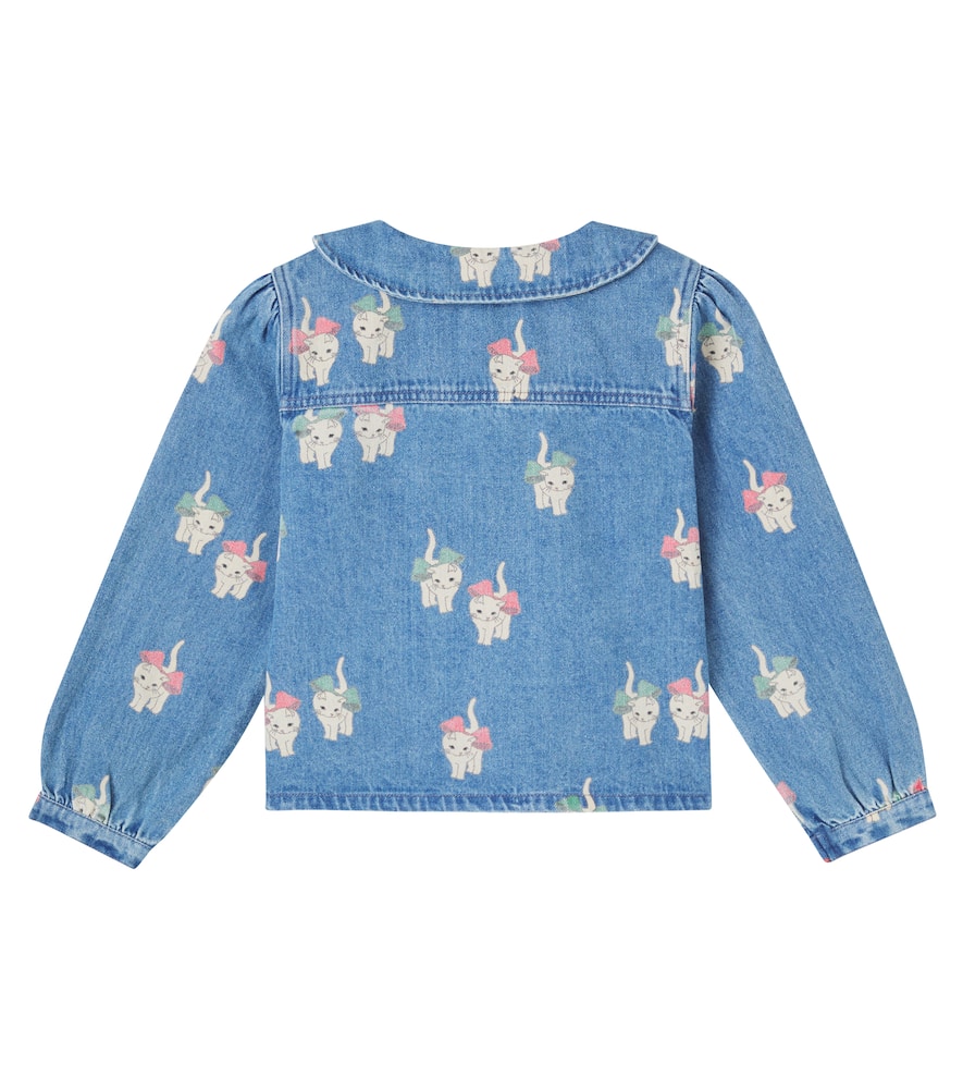 Konges Sløjd Magot printed cotton denim jacket