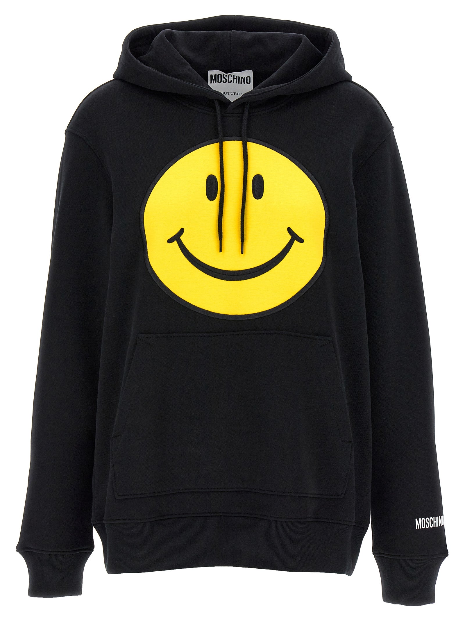 Smiley Hoodie — Black
