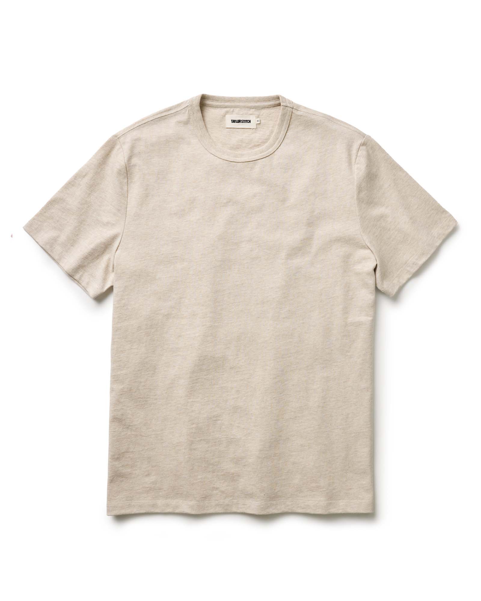 Men's Organic Cotton T-Shirt in Heather Oat