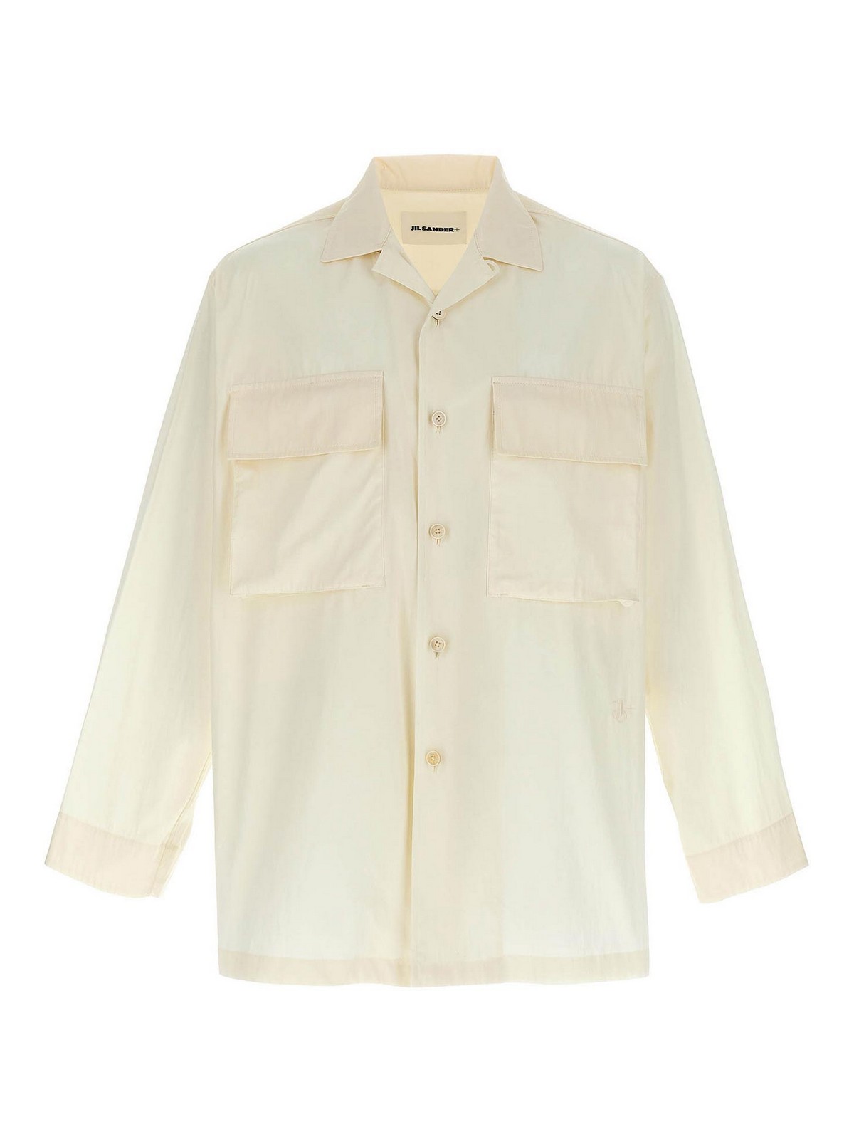 Logo Embroidery Shirt Shirt, Blouse