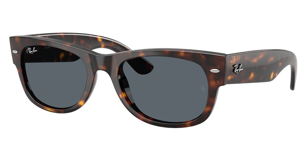 Ray-Ban RB0832SF Mega Wayfarer II Vestibilità Orientale 902/R5 Occhiali da Sole Tartarugatishell per Uomo