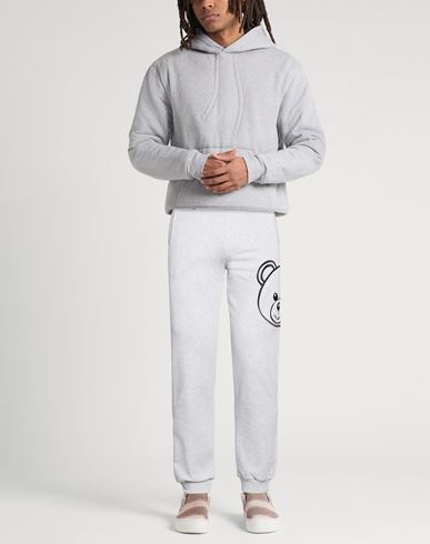 Man Pants Light grey Size L Cotton