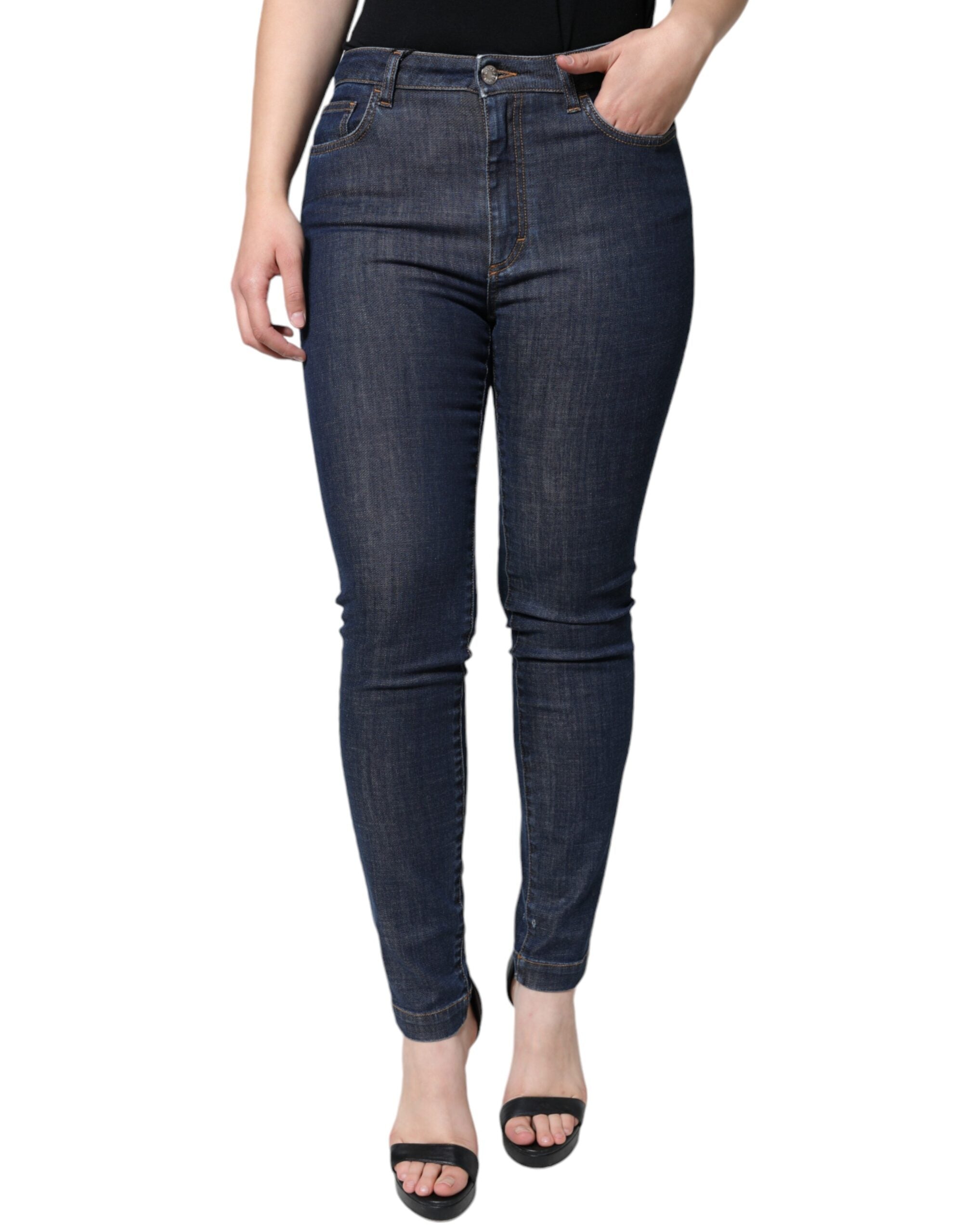 Skinny Denim Jeans — Navy