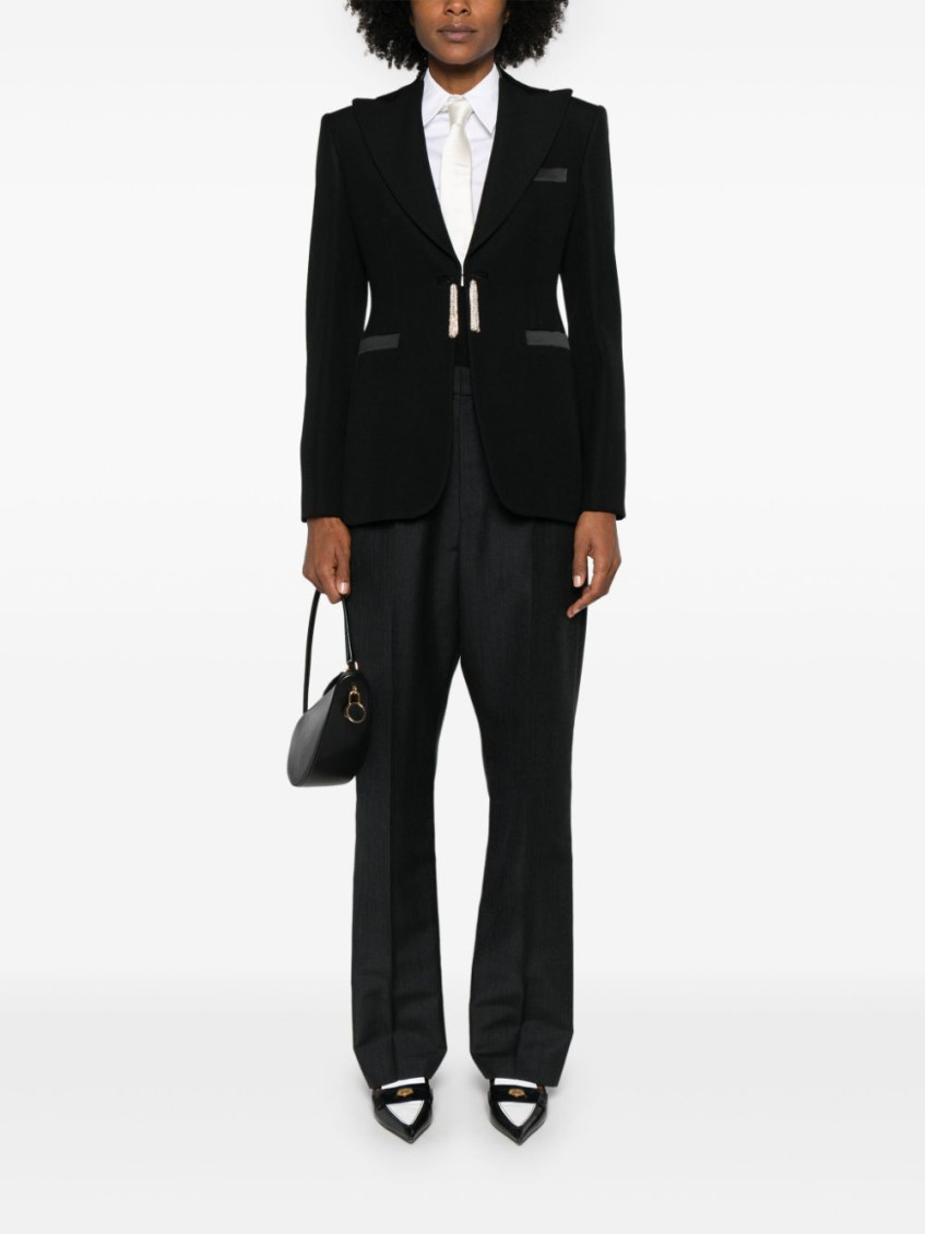 Wool Single-breasted Jacket