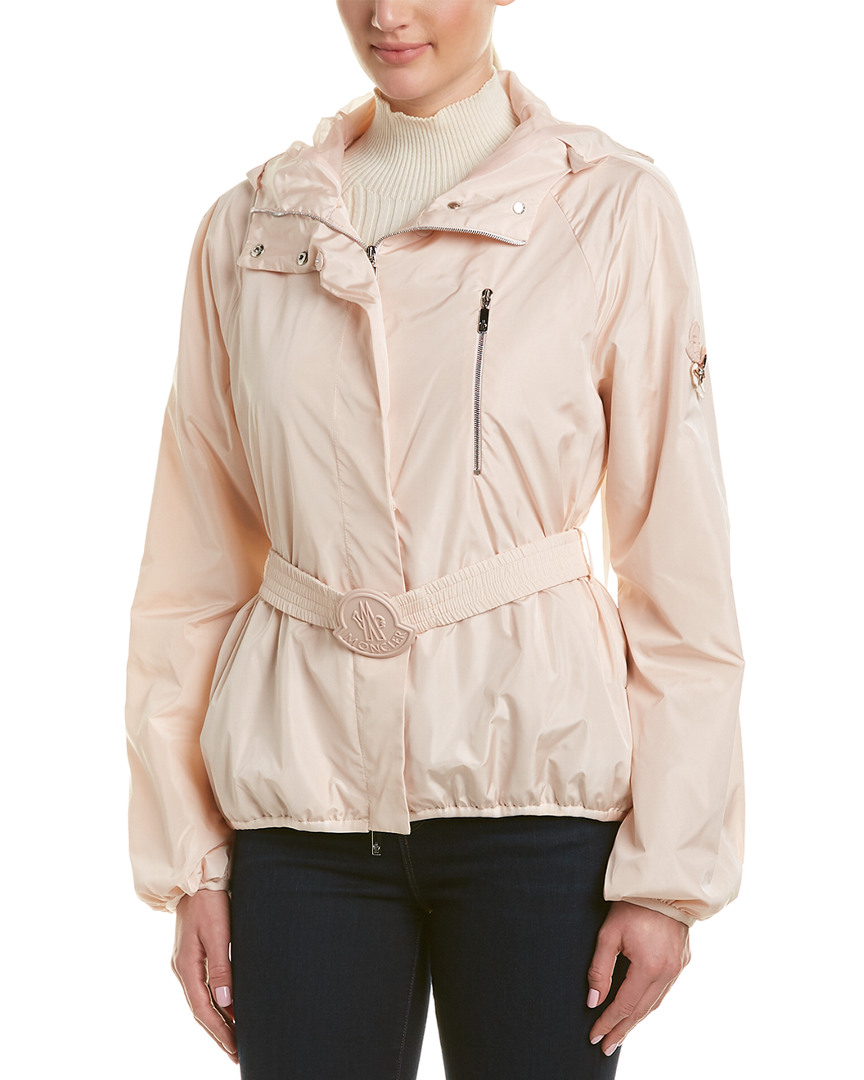 Silk-Lined Short Rain Jacket
