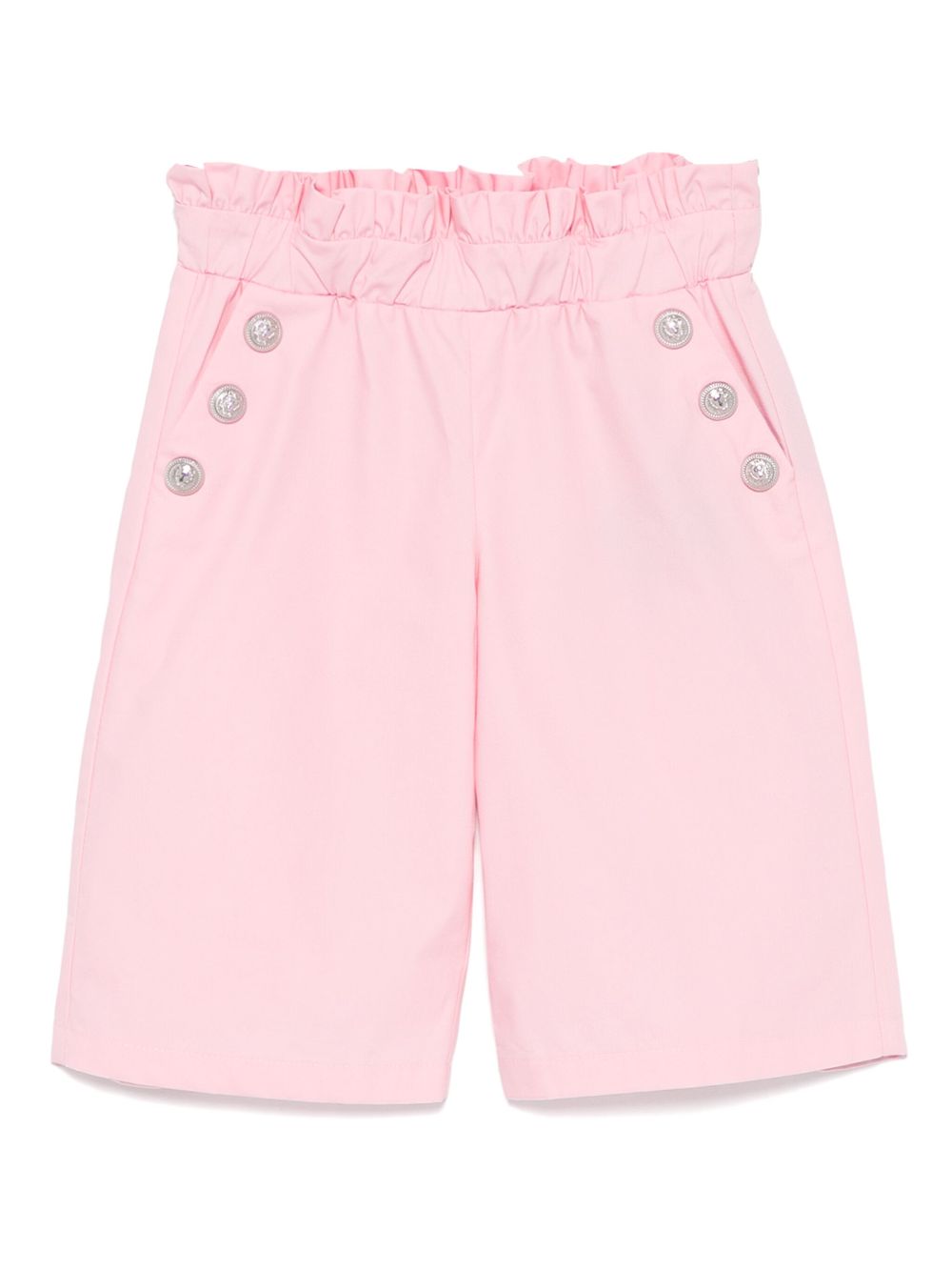 Button-embellished trousers - Pink