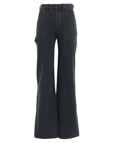 Woman Pants Charcoal Size 4 Cotton