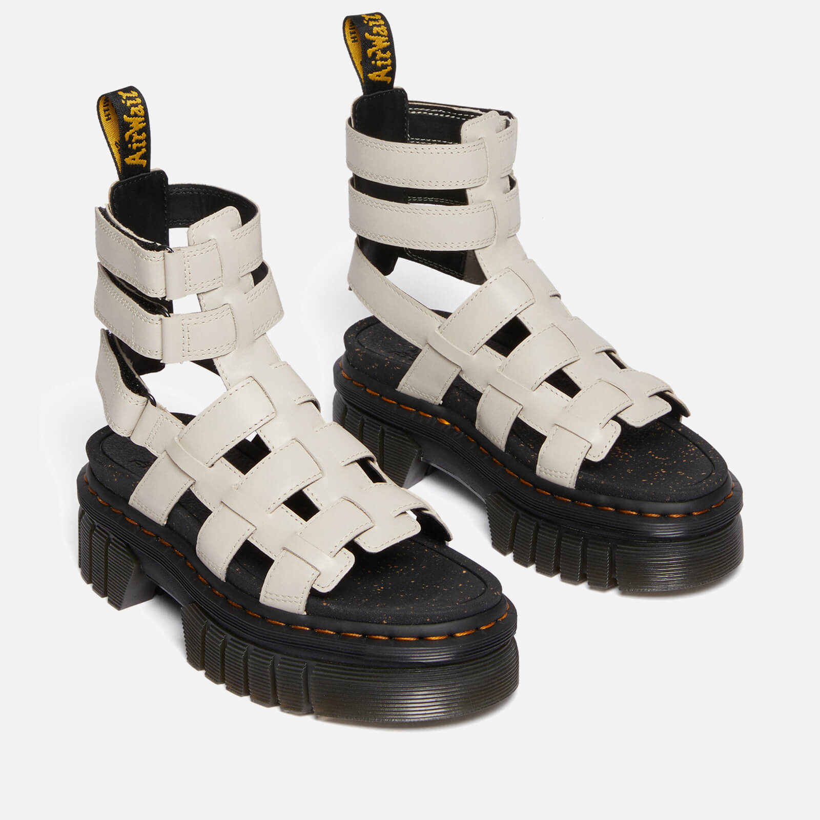 Dr. Martens Women's Ricki Leather Gladiator Sandals - UK 3