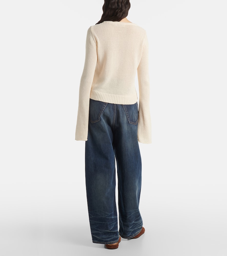 Sei cotton-blend top