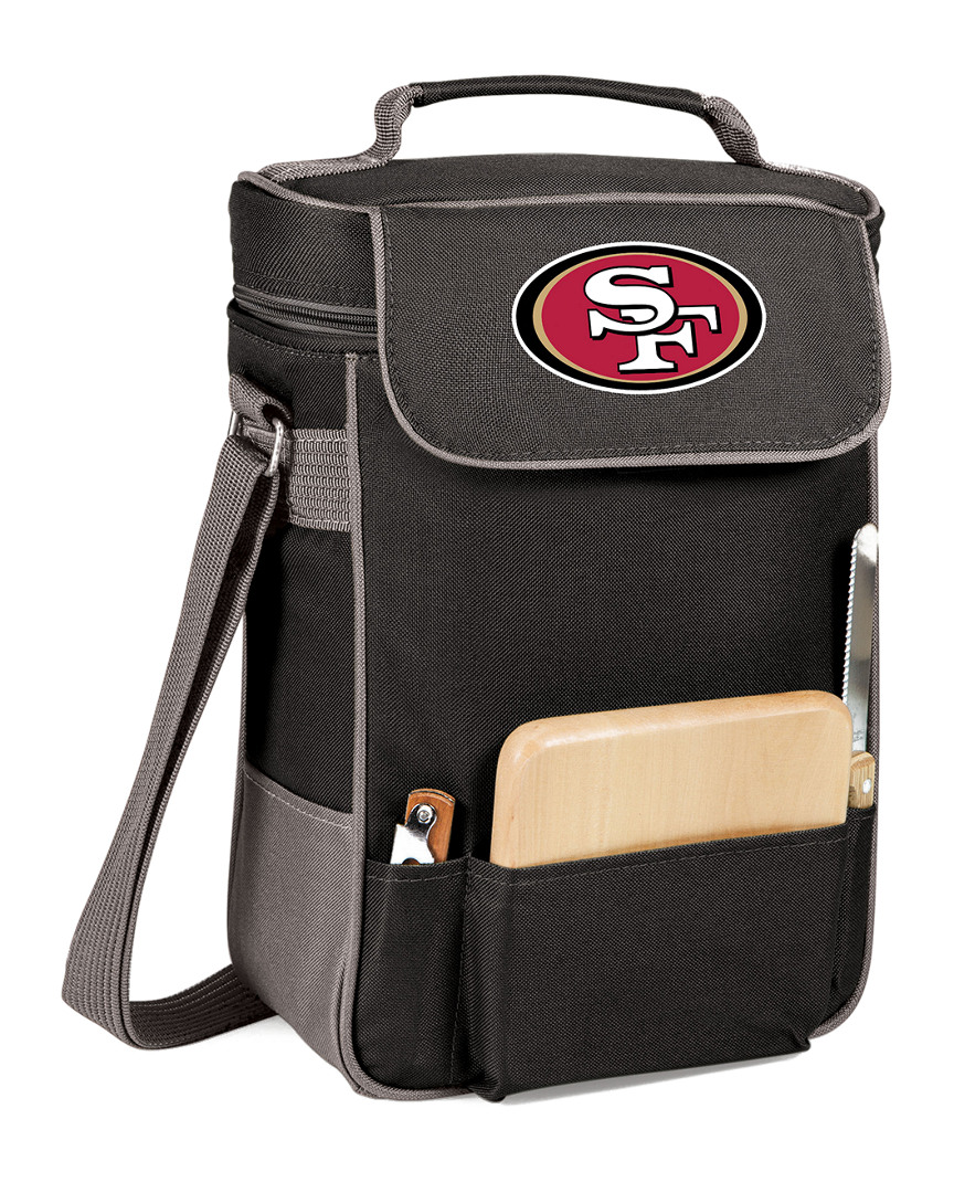 Dnu Discontinued Dnu/Inactive Duet Wine Tote With San Francisco 49Ers Digital Print
