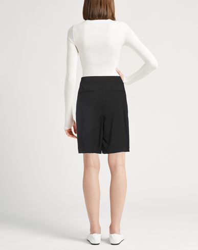 Woman Shorts & Bermuda Shorts Black Size S Wool, Elastane