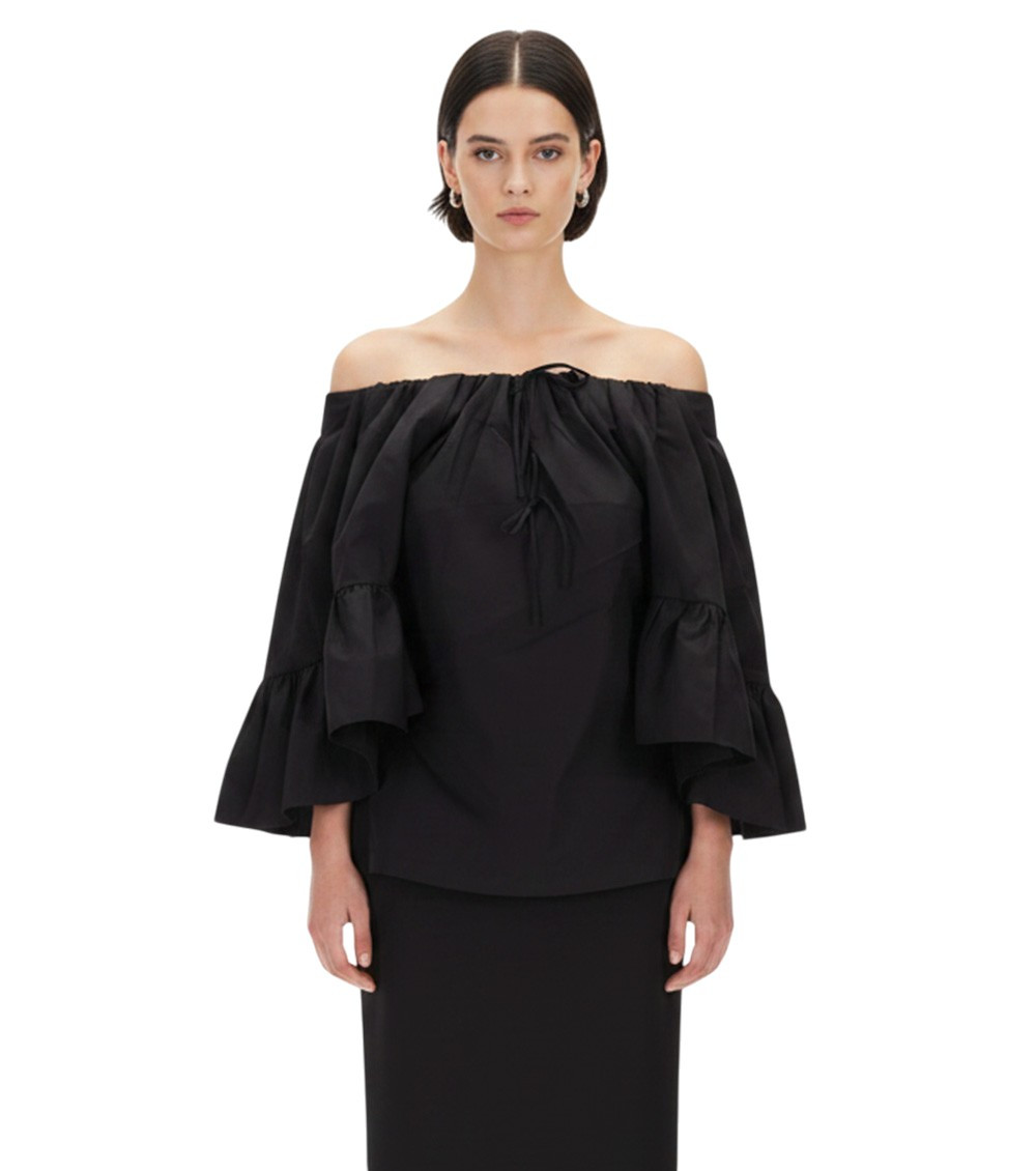 Black Off Shoulder Top
