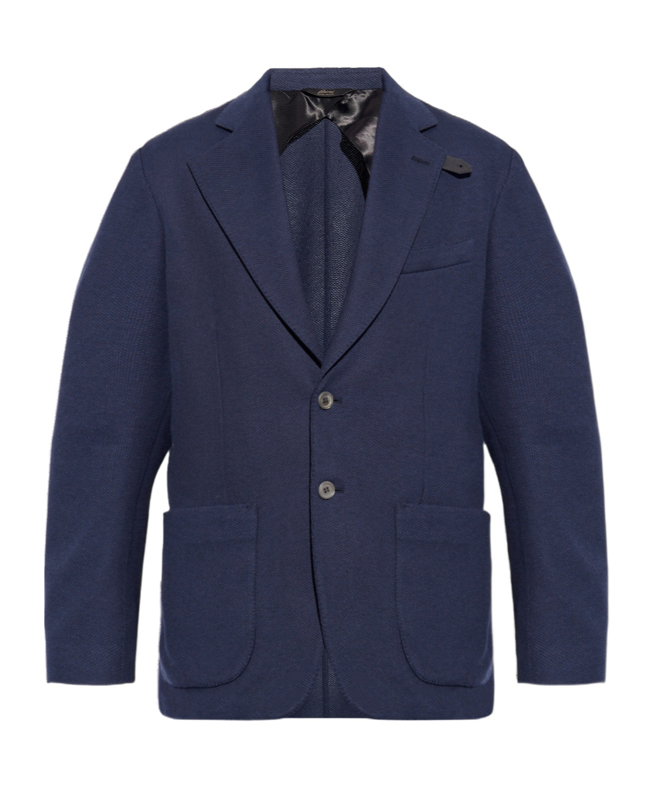 Silk-blend knitted blazer