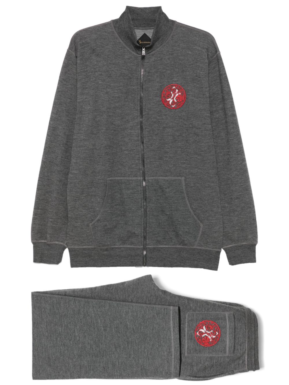 Cashmere tracksuit set - Grey