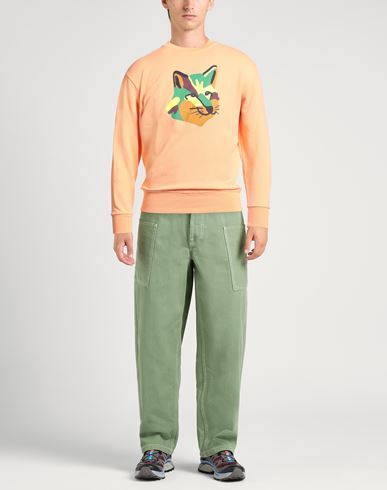 Maison Kitsuné Man Sweatshirt Salmon pink Size XXS Cotton
