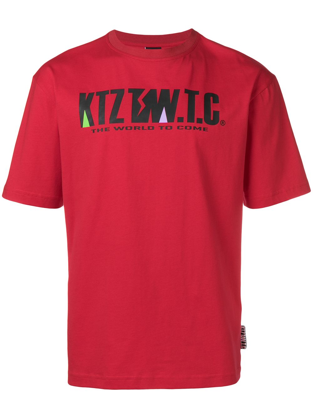 Mountain letter T-shirt - Red