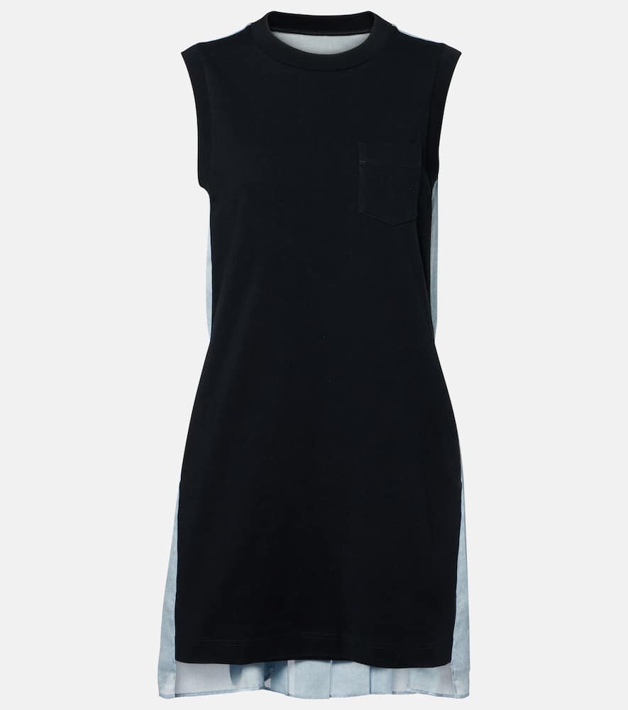 Cotton jersey minidress