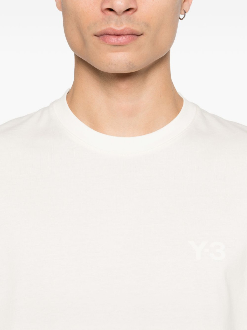 Y-3 - short sleeve crew neck logo t-shirt