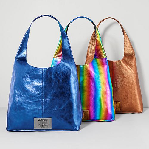 Legacy Pearlized Slouchy Leather Hobo with Wristlet