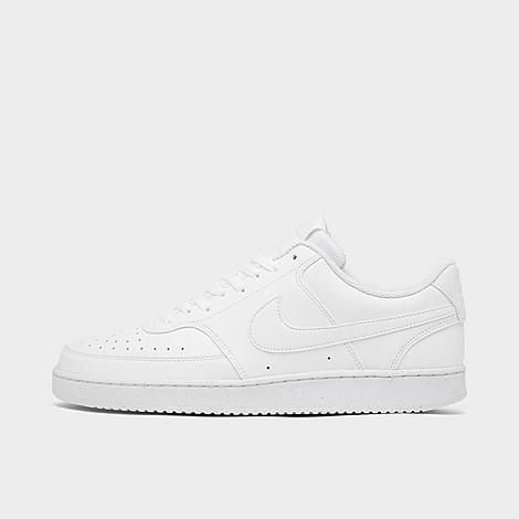 Men's Court Vision Low Next Nature Casual Shoes in White/White/White