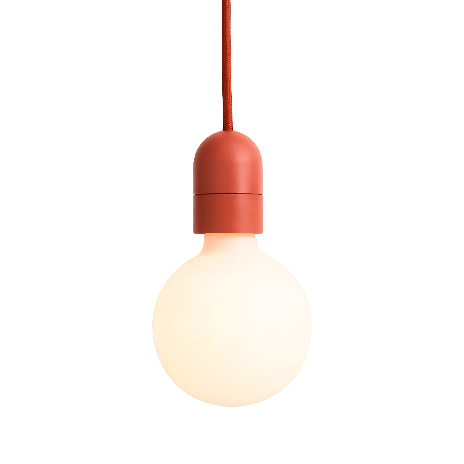 Common Pendant Light Cord Set in Rusty Red 