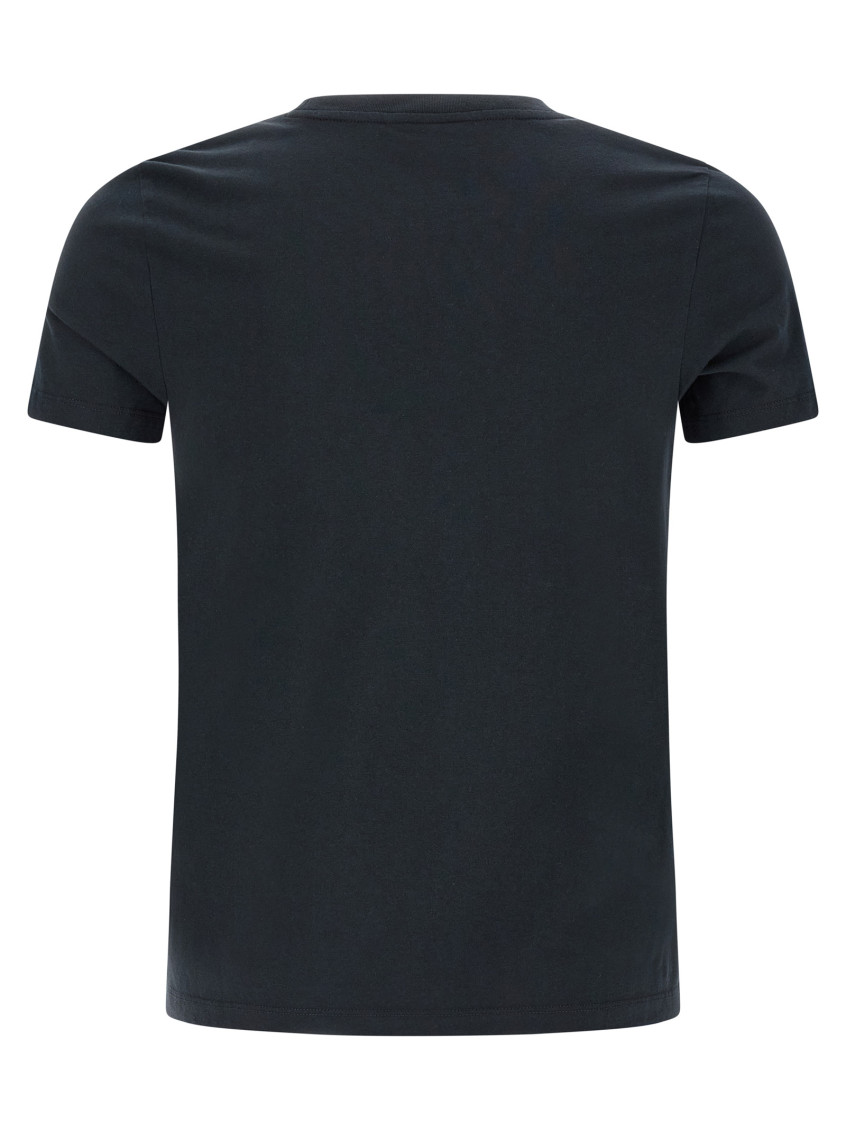 Maison Kitsuné - t shirt twin fox head embroidery