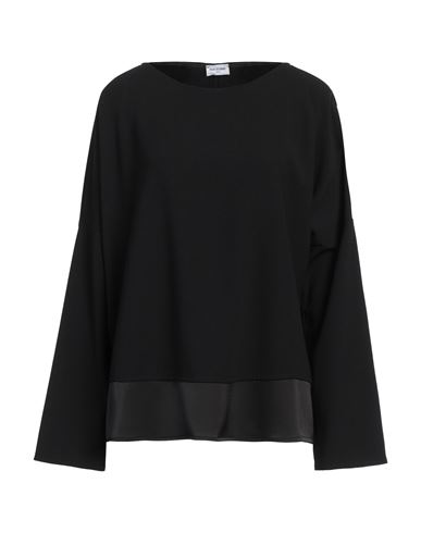 Woman Top Black Size 4 Polyester