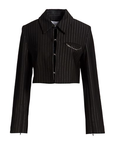 Woman Jacket Black Size 2 EcoVero viscose, Polyester, Elastane