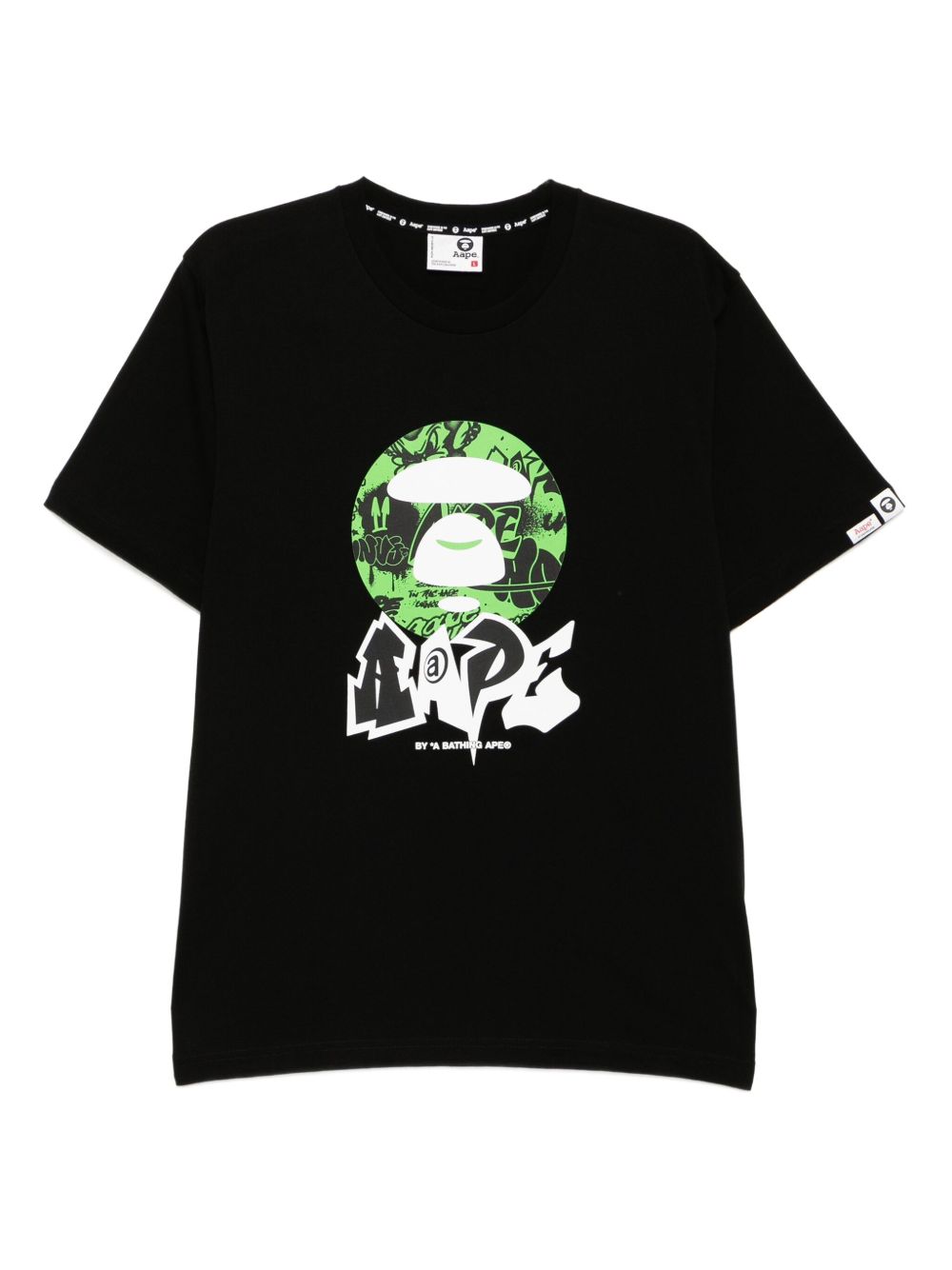 Moonface logo T-shirt - Black