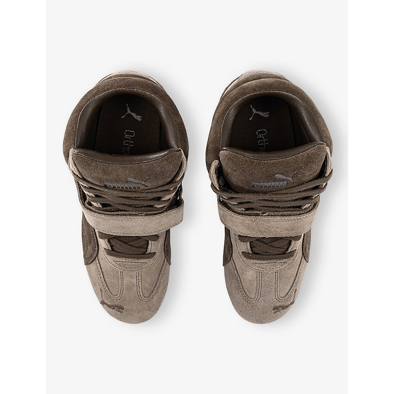 Womens Speedcat Wedge Suede Trainers