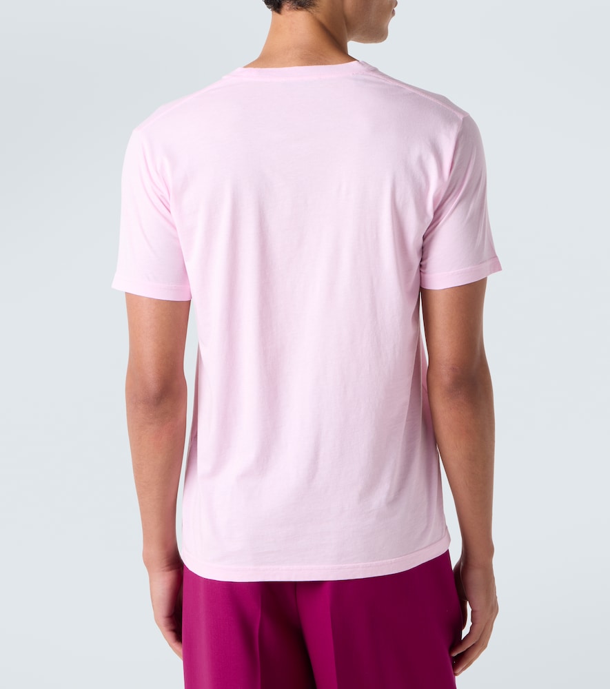 Cotton and silk jersey T-shirt