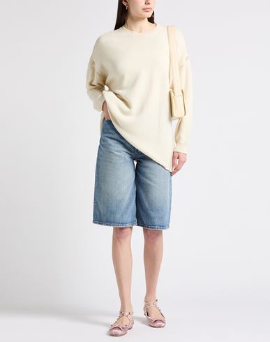 Woman Sweater Ivory Size S Virgin Wool, Cashmere