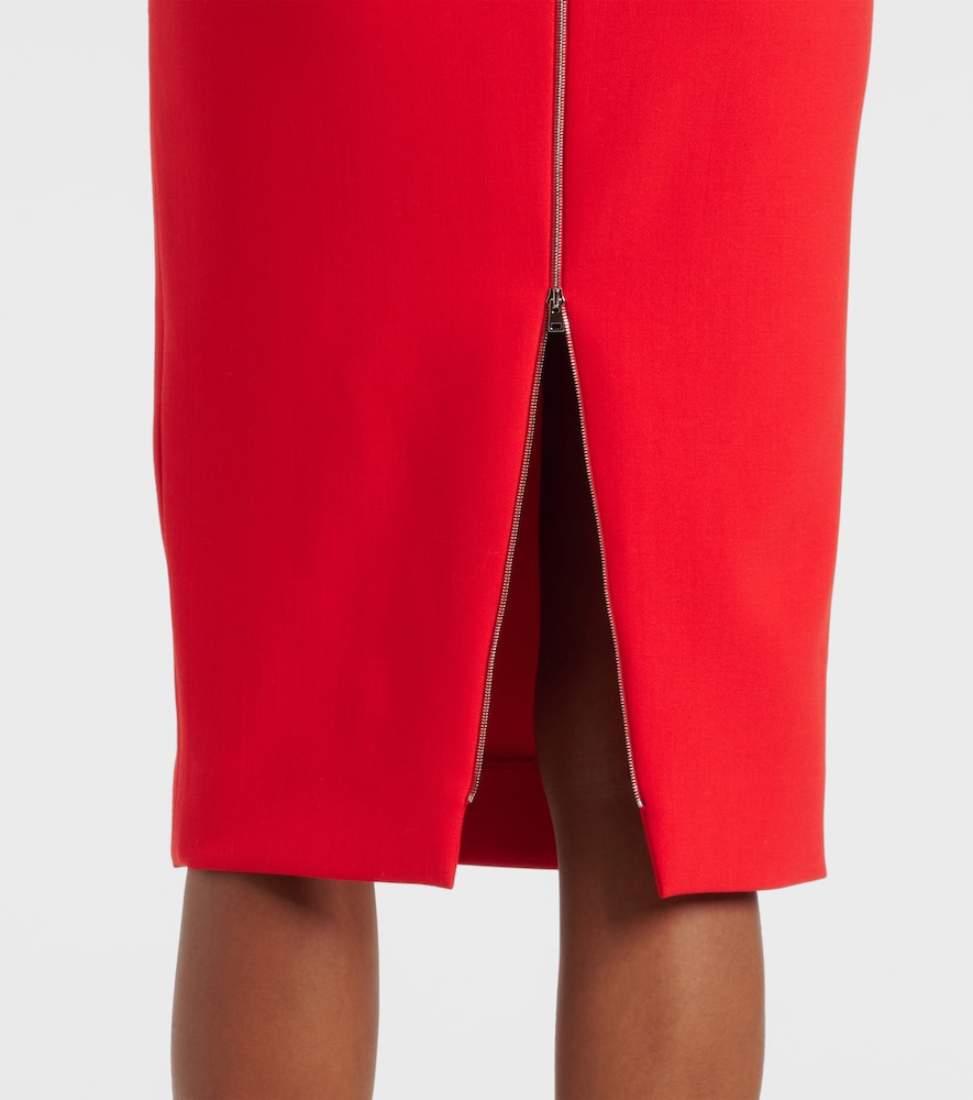 Victoria Beckham Crêpe midi dress
