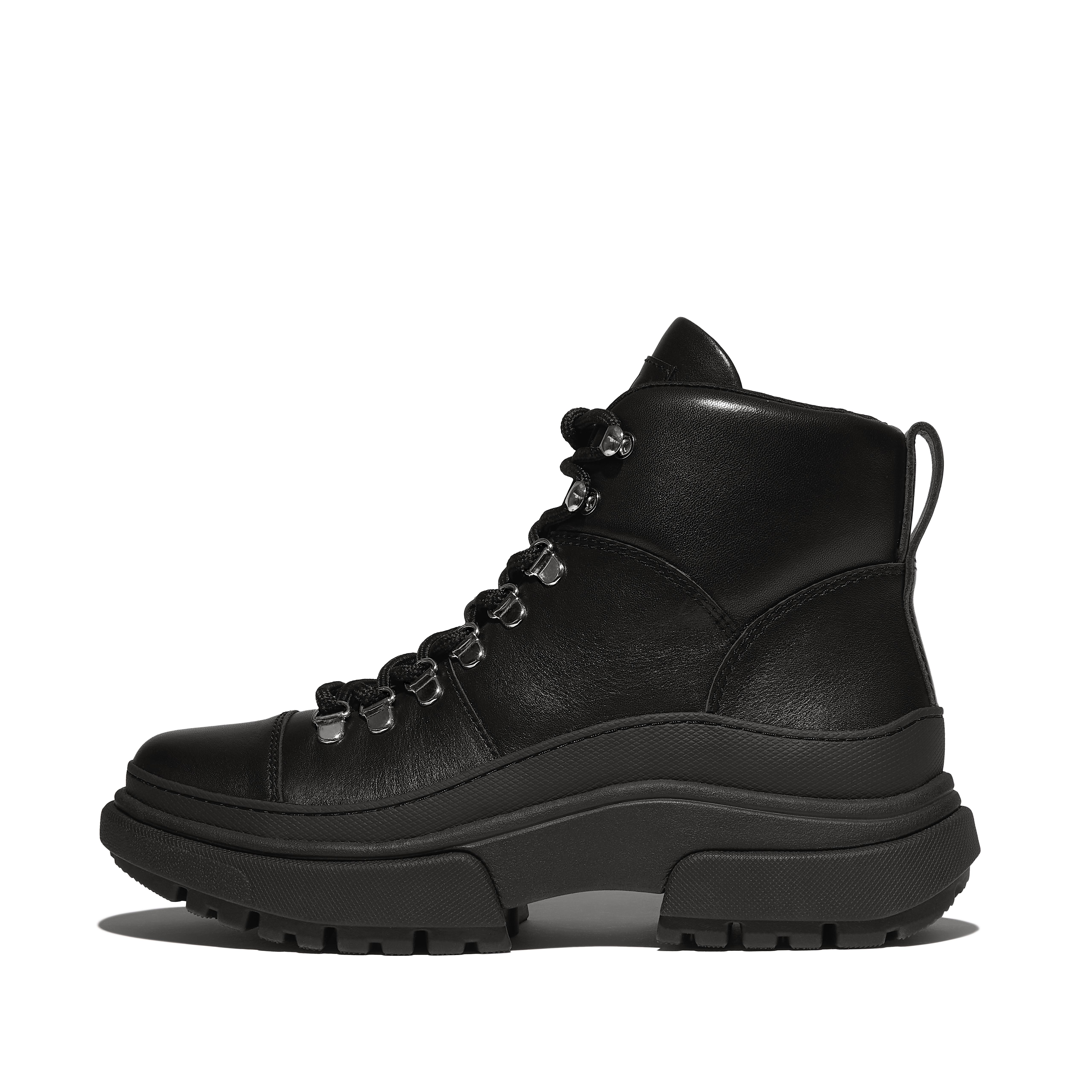 WYLDER Leather Hiker-Lace Boots Leather/Rubber