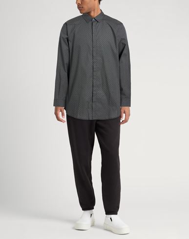 Man Shirt Black Size S Cotton, Elastane