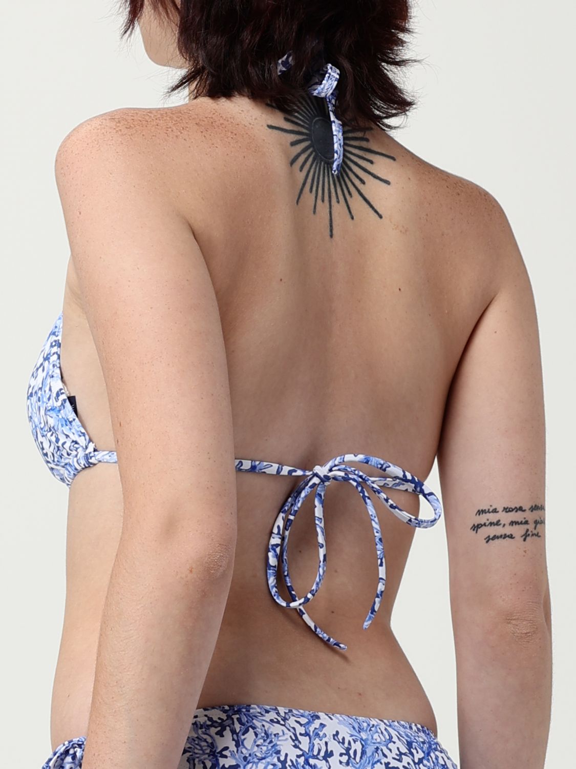 Swimsuit Woman color Gnawed Blue